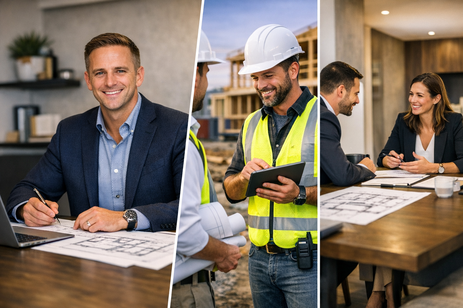 Professional at desk